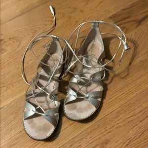 Lilly Pulitzer gladiator sandals!